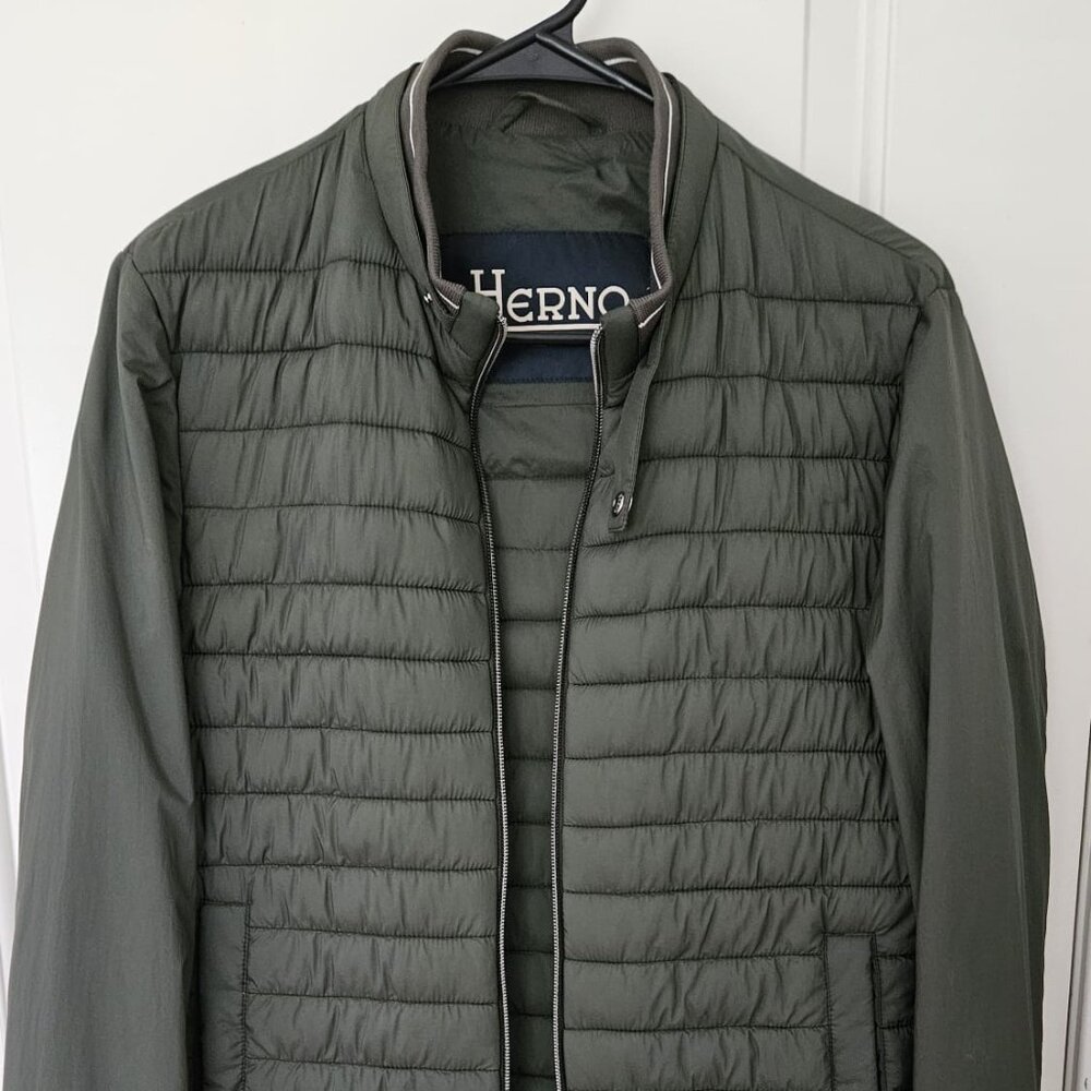 Herno Down Padded Lightweight Bomber Jacket - SIze 46 (US Small Equivalent)